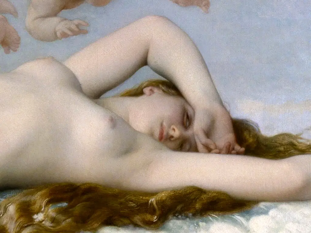 Venus Reclining in Detail